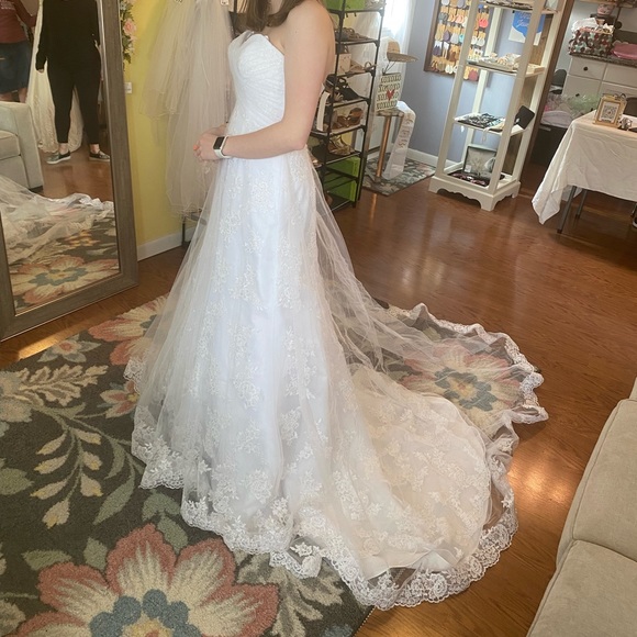 NWT MORI LEE WEDDING DRESS - Picture 6 of 8